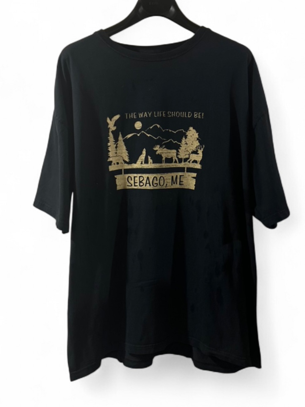 Y2K Sebago, Maine Graphic T-shirt Size Men’s XXL